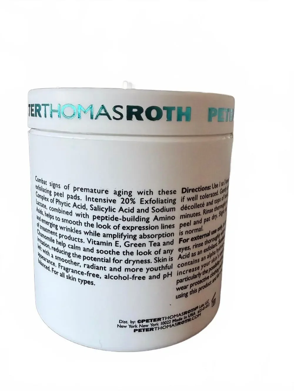 Peter Thomas Roth Peptide Skinjection Peel Pads 60 NEW